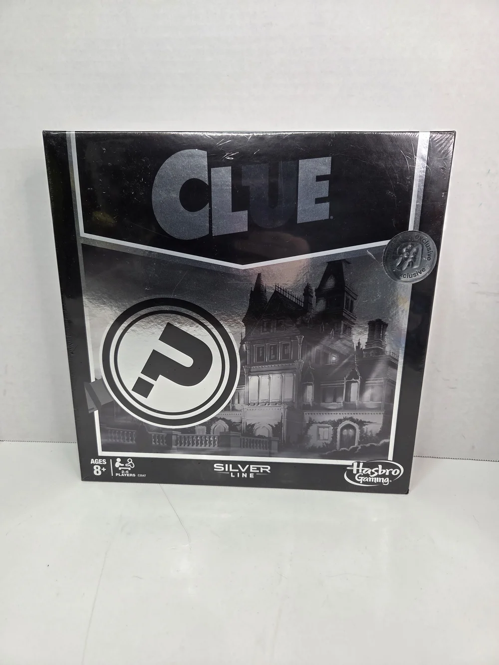 Clue Silver Line Edition Board Game Hasbro, NEW SEALED